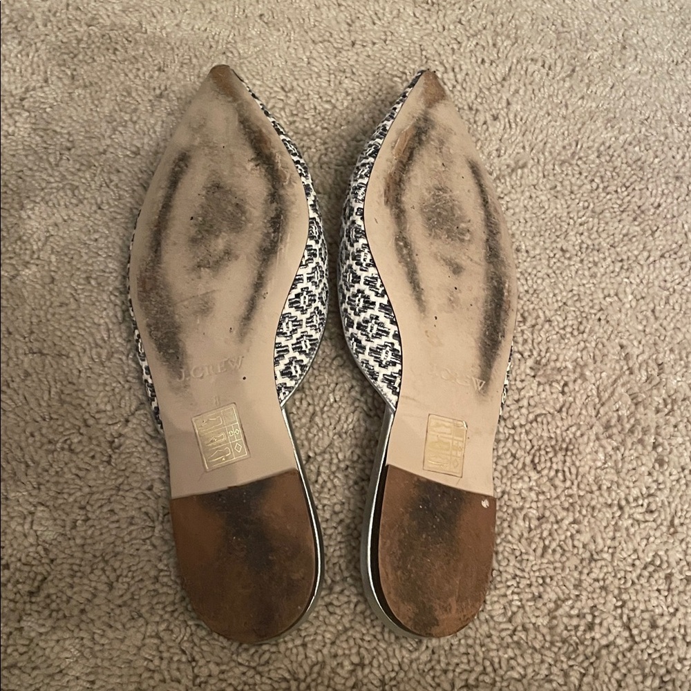 J.Crew Patterned Pointed-Toe Mules - image 2